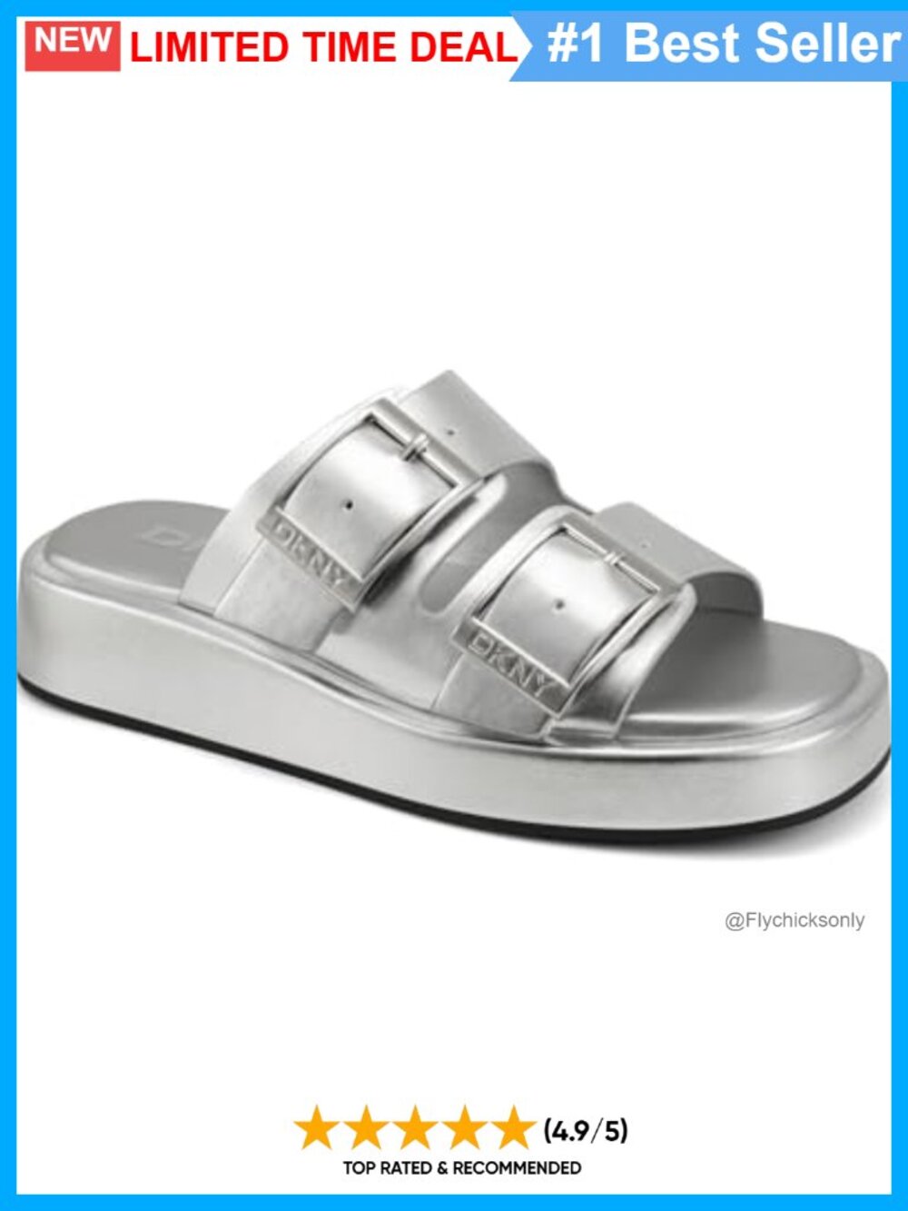 Women's Platform Slide Sandals Peep Toe Double Strap Slip On Casual